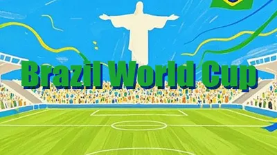 Authentic Brazil World Cup Football