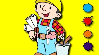 Bob the Builder: Color & Create - Online Kids Coloring Game