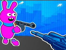 Bunny Battle Royale - 3D Multiplayer Stickman Shooter