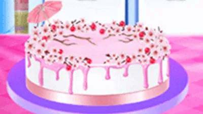 Cherry Blossom Cake Cooking Game: Bake & Decorate Desserts
