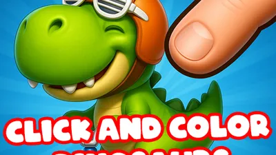 Click & Color Dinosaurs