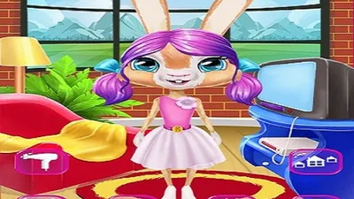 Daisy Bunny Care & Style: Pet Dress Up Game