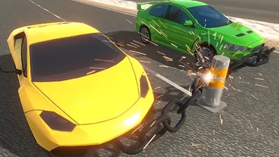 Chained Car Offroad 3D