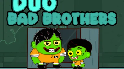 Duo Bad Brothers: Zombie Mayhem - Action-Packed Survival Game