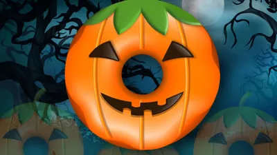 Spooky Circle Bounce: Halloween Arcade Fun