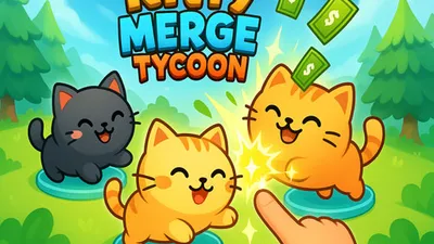 Kitty Merge Tycoon: Cute Cat Idle Clicker & Merge Game