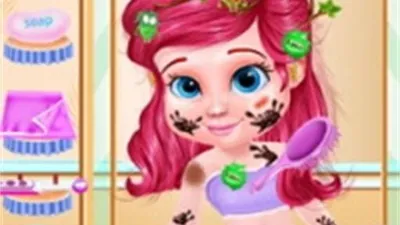 Messy Little Mermaid Makeover – Beauty Game