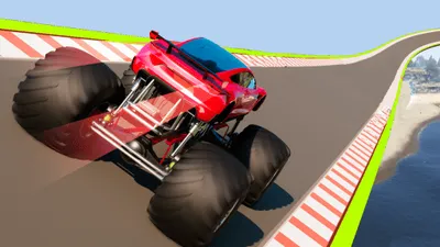 Monster Truck Sky Rush