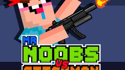 Mr Noobs vs Stickman War: Epic Battle Strategy Game