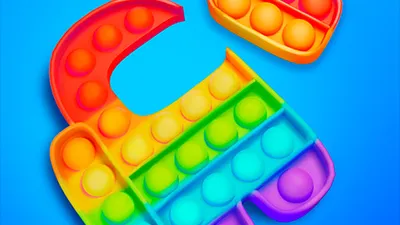 Pop Us! Fidget Pop It Bubble Game - Satisfying ASMR