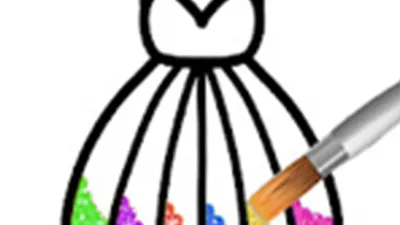 Princess Sparkle Coloring Studio - Fun Kids Drawing Game