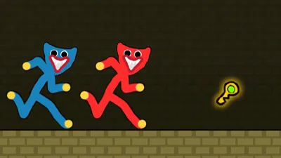 Red & Blue Stickman Adventure