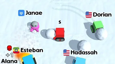 Snow War.io: Multiplayer Snowball Battle Game
