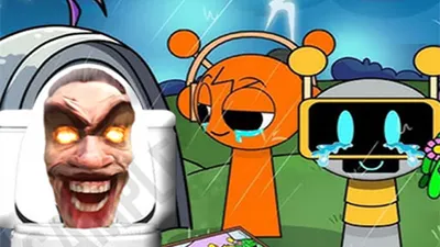 Sprunki Castle Dash: Skibidi Toilet Mayhem!