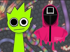 Sprunki Snake Battle - 2 Player Multiplayer io Game