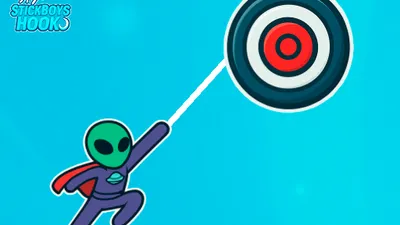 StickBoys Hook Adventure: Physics Puzzle Platformer Game