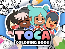 Toca World Coloring Fun - 3D Drawing Game