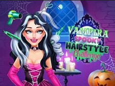 Vampira Hair & Style Challenge - Dress Up Game