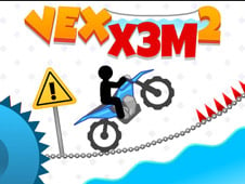 Vex X3M Moto Madness - Arcade Motorcycle Stunt Game