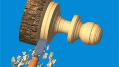 Woodturning 3D: Satisfying Lathe Art Game