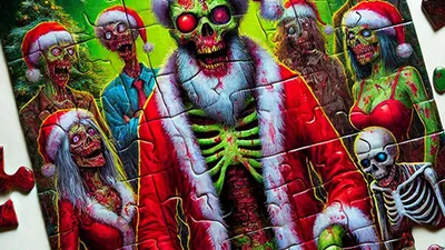 Zombie Xmas Jigsaw